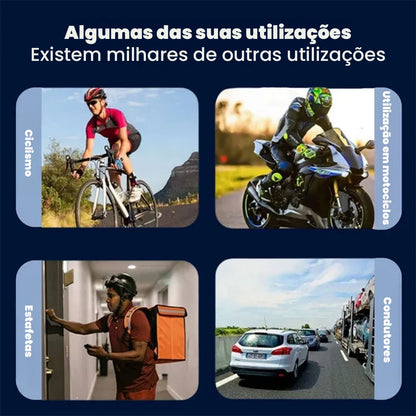 Câmara 180° com Redução de Ruído HD 1080P – TechPro Cam