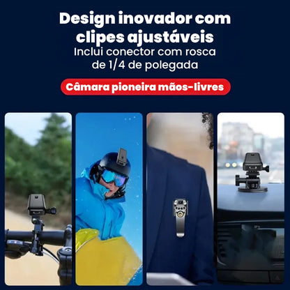 Câmara 180° com Redução de Ruído HD 1080P – TechPro Cam