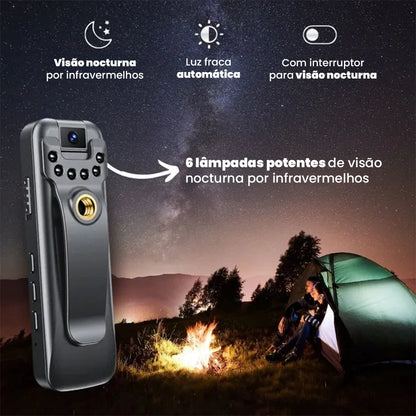 Câmara 180° com Redução de Ruído HD 1080P – TechPro Cam