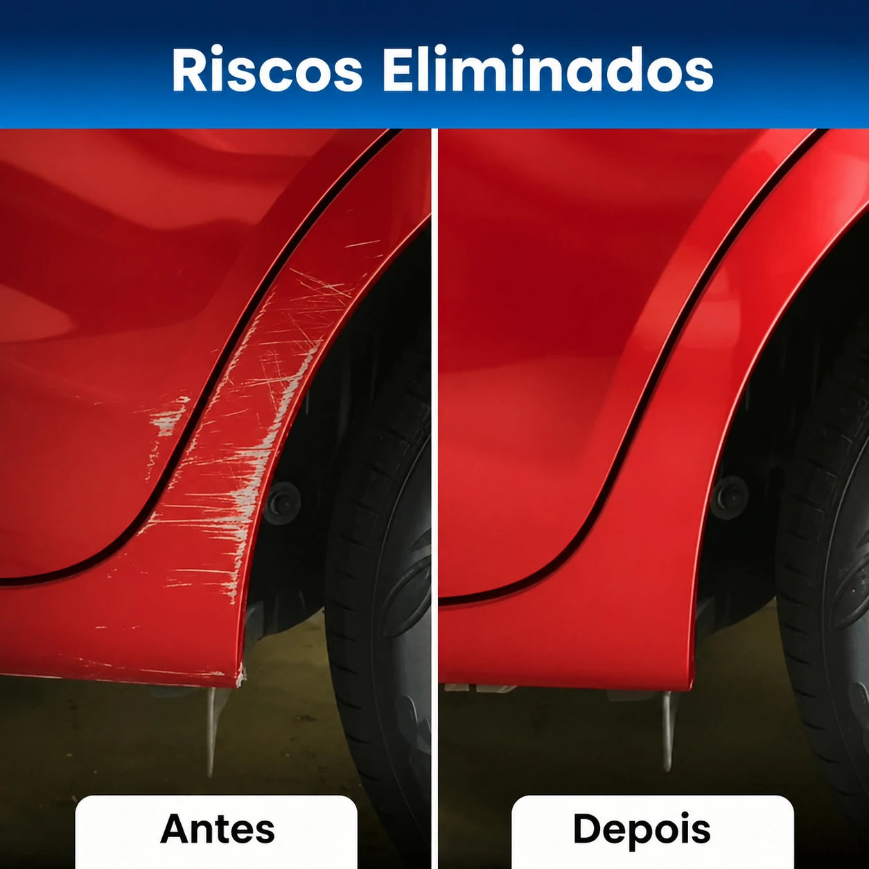 O método rápido para reduzir a aparência dos riscos do carro