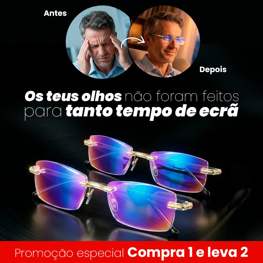 Compra 1 e Recebe 2 - Óculos SmartLensPro 3 em 1 para Máximo Conforto Visual