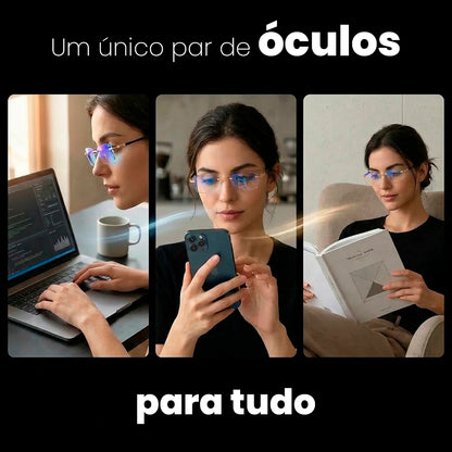 Óculos SmartLensPro 3 em 1 com Proteção e Conforto