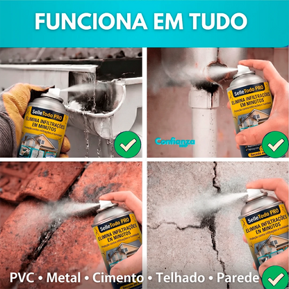Spray SelleTodo – elimina goteiras e fissuras de forma rápida e eficaz